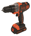 Black + Decker MATRIX 20-Volt 3/8 in Brushed Cordles Compact Drll Kit